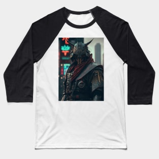 Sci Fi Samurai Baseball T-Shirt